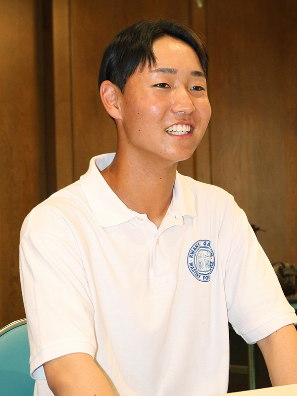 主将・荒井 優真さん