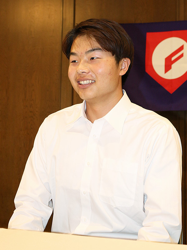捕手・名越 龍海さん